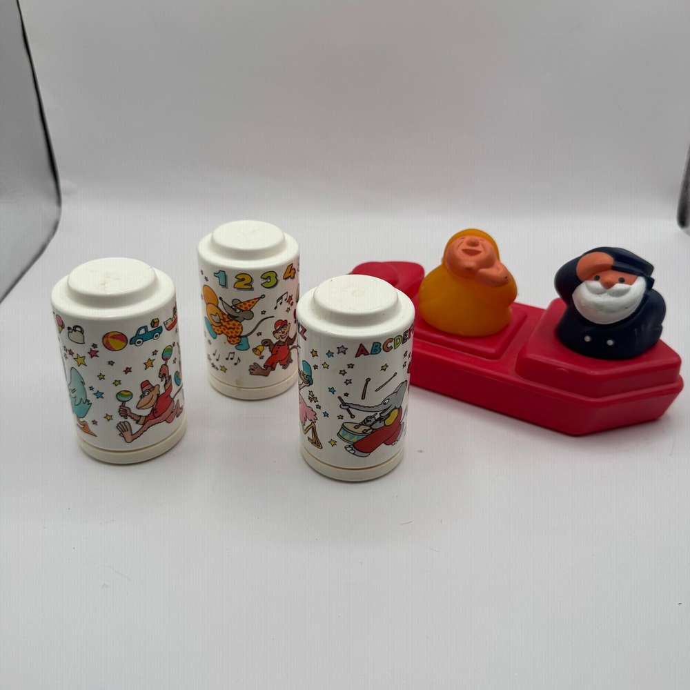 Captain and First Mate Boat G+J Shakers Toddler Multi 1981 Vintage